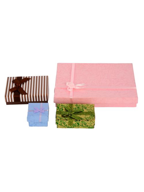 Set of 4 Paper Jewellery Box - 14544755 - Very Small Image - 1