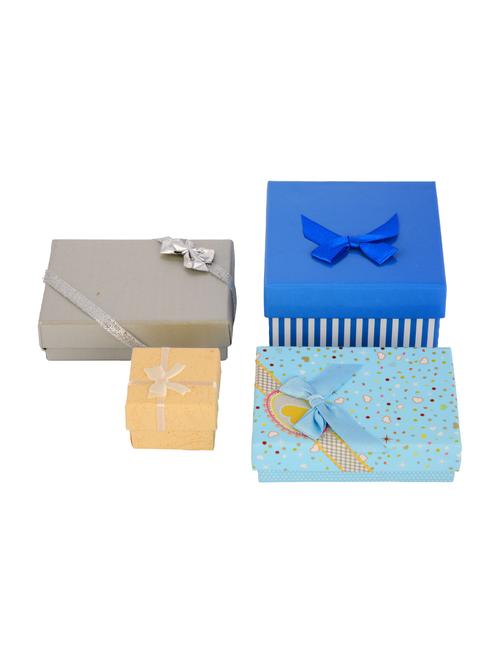 Set of 4 Paper Jewellery Box - 14544756 - Very Small Image - 1
