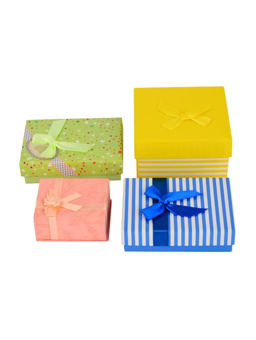Set of 4 Paper Jewellery Box - 14544758 - Very Small Image - 1