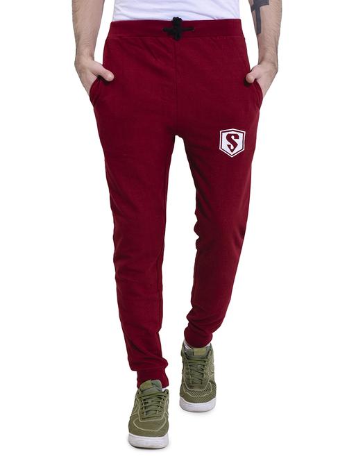 maroon cotton jogger - 14544768 - Very Small Image - 1