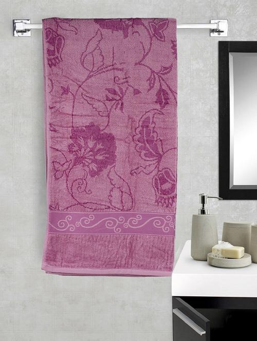 Cotton 350 GSM Marvel bath towel - 14544814 - Very Small Image - 1