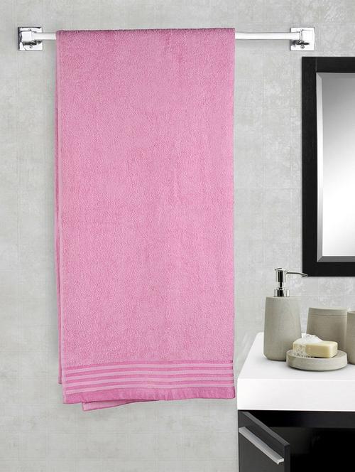 Cotton 370 GSM Smile bath towel - 14544816 - Standard Image - 1