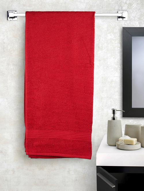 Cotton 370 GSM Smile bath towel - 14544817 - Standard Image - 1