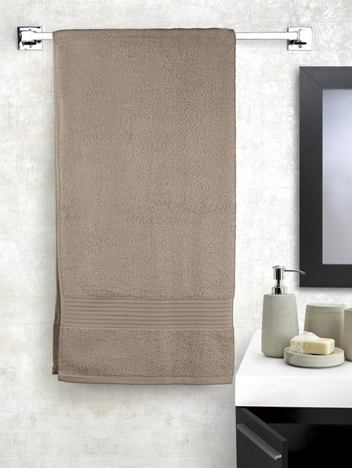 Cotton 400 GSM Monaliza bath towel - 14544824 - Very Small Image - 1