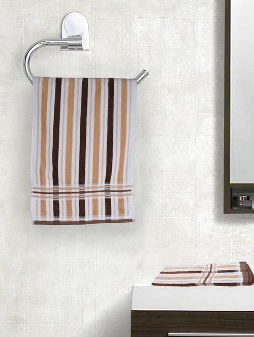 Set of 2 Cotton 410 GSM New Cosmo Hand towels - 14544844 - Standard Image - 1