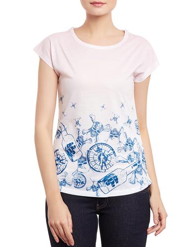 white printed tee - 14545132 - Very Small Image - 1