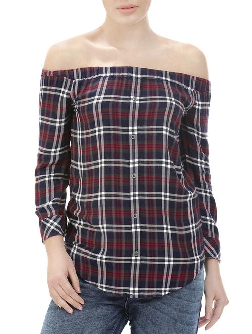 multi colored checkered top - 14545458 - Very Small Image - 1