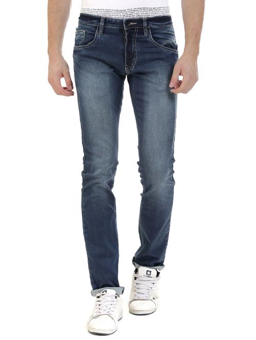 blue denim washed jeans - 14545675 - Standard Image - 1