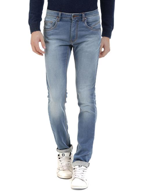 blue denim washed jeans - 14545676 - Very Small Image - 1