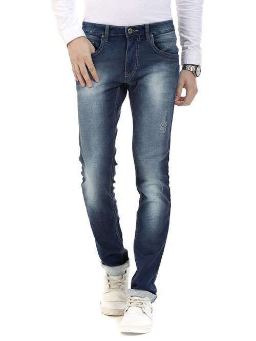 blue denim washed jeans - 14545679 - Very Small Image - 1