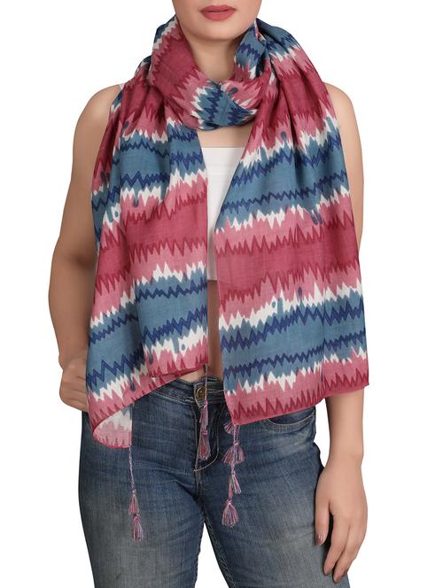 pink viscose scarf - 14545723 - Standard Image - 1