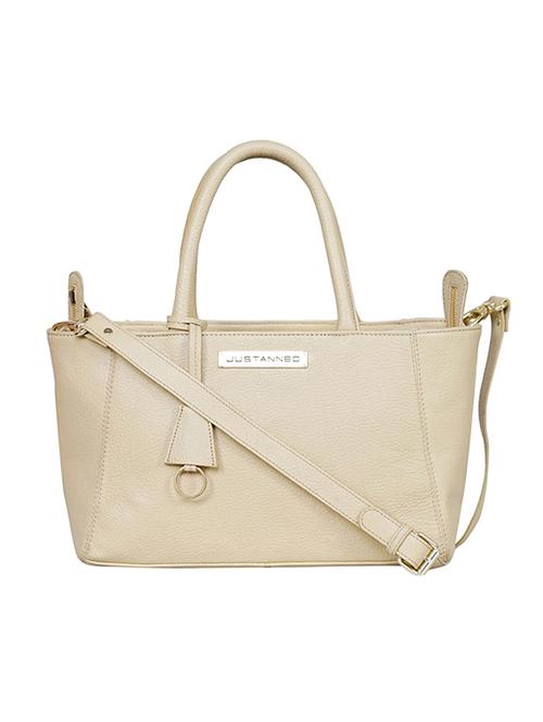 nude leather regular handbag - 14545844 - Very Small Image - 1