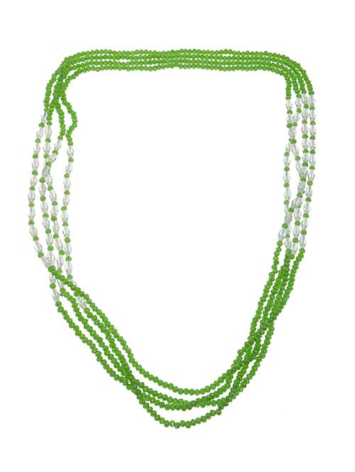 green crystal long necklace - 14545931 - Standard Image - 1