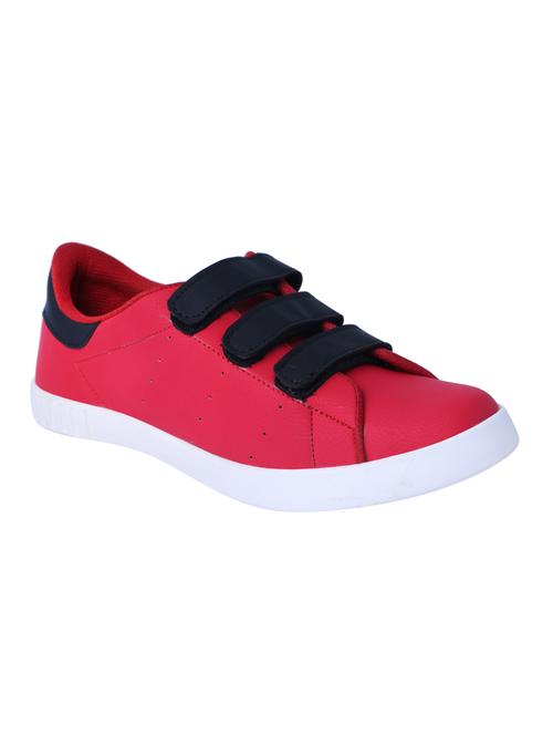 red leatherette slip on sneaker - 14546342 - Very Small Image - 1