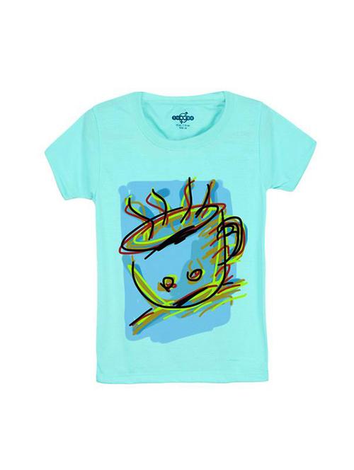 blue cotton t-shirt - 14546609 - Standard Image - 1