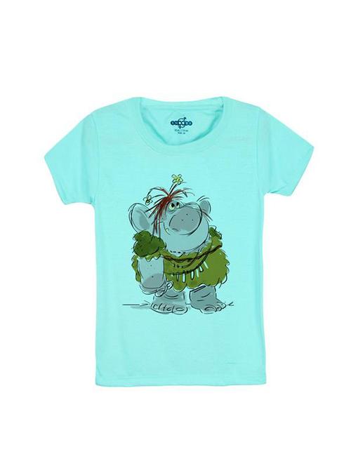 blue cotton t-shirt - 14546614 - Standard Image - 1