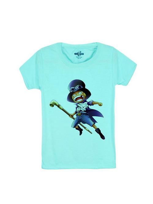 blue cotton t-shirt - 14546618 - Very Small Image - 1