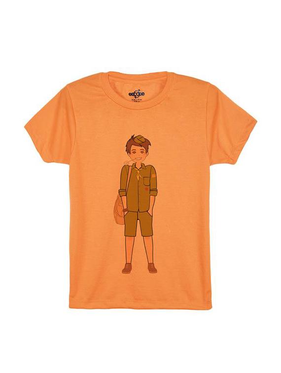 orange cotton tshirt - 14546643 - Zoom Image - 1