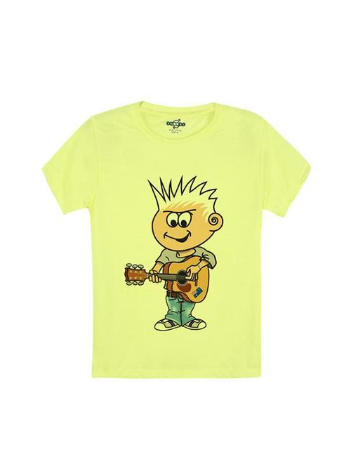 yellow cotton tshirt - 14546677 - Standard Image - 1