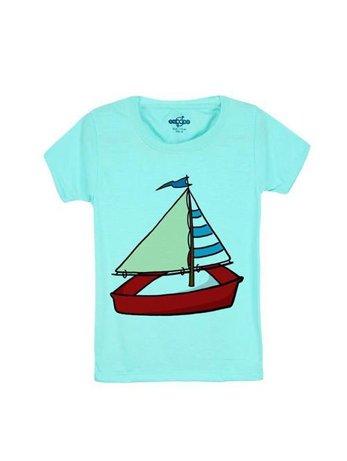 blue cotton t-shirt - 14546691 - Standard Image - 1