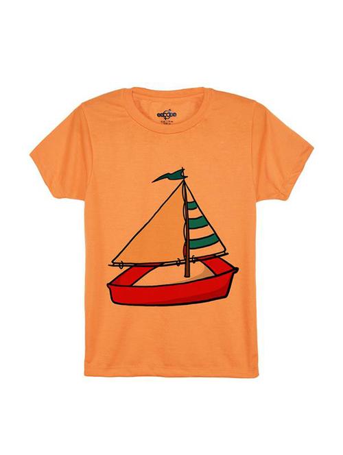 orange cotton tshirt - 14546693 - Standard Image - 1