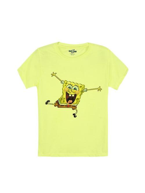 yellow cotton tshirt - 14546697 - Standard Image - 1
