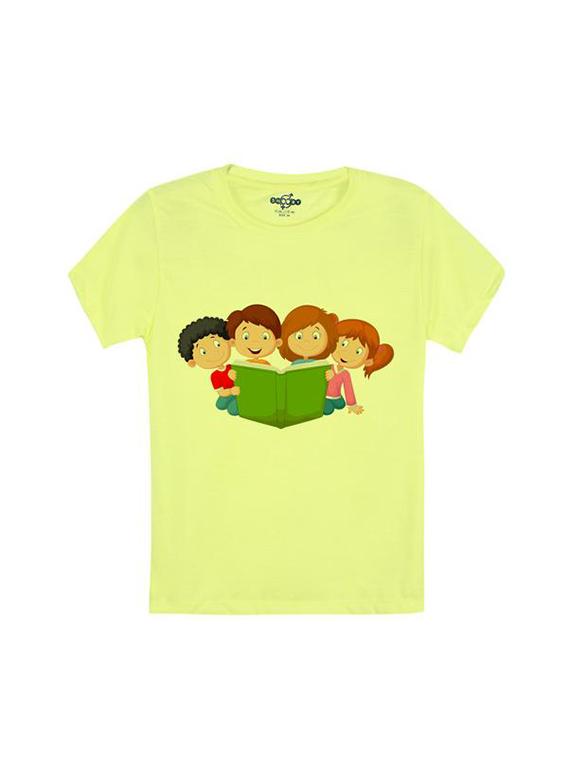 yellow cotton tshirt - 14546707 - Zoom Image - 1