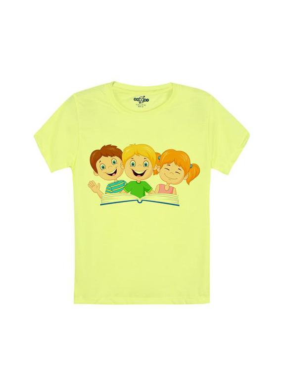 yellow cotton tshirt - 14546712 - Zoom Image - 1