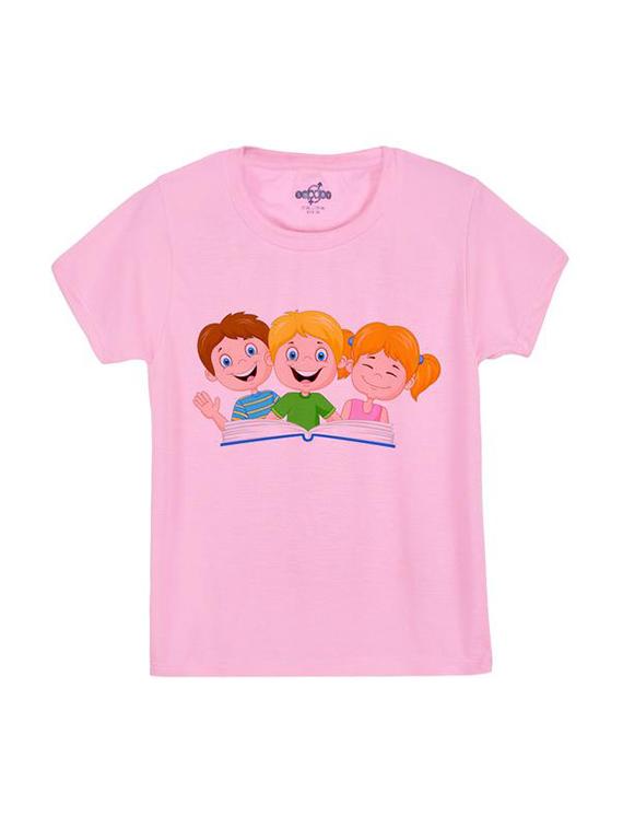 pink cotton tshirt - 14546714 - Zoom Image - 1
