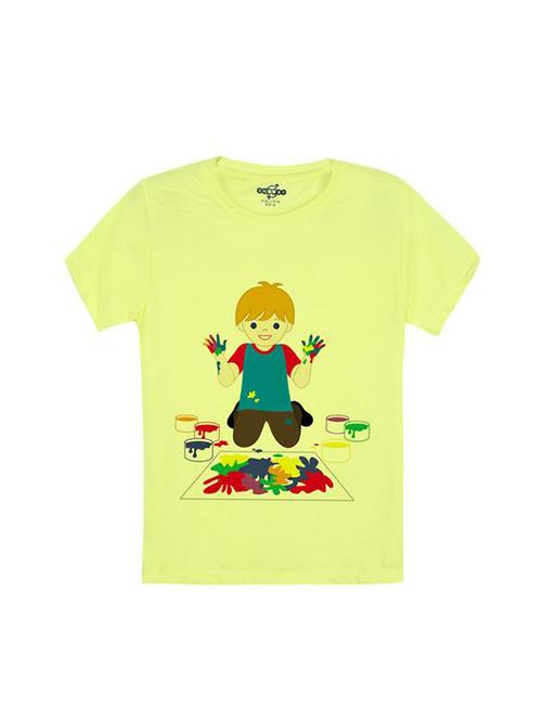 yellow cotton tshirt - 14546732 - Standard Image - 1