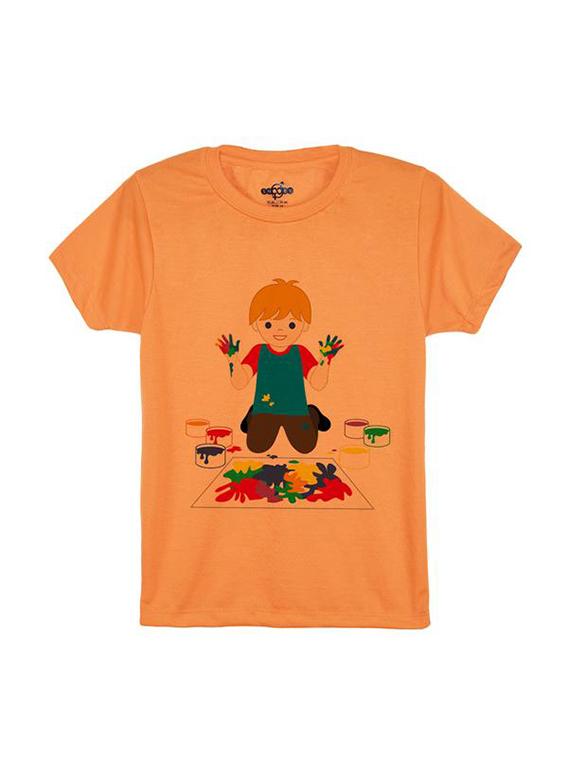 orange cotton tshirt - 14546733 - Zoom Image - 1