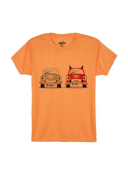 orange cotton tshirt - 14546743 - Standard Image - 1