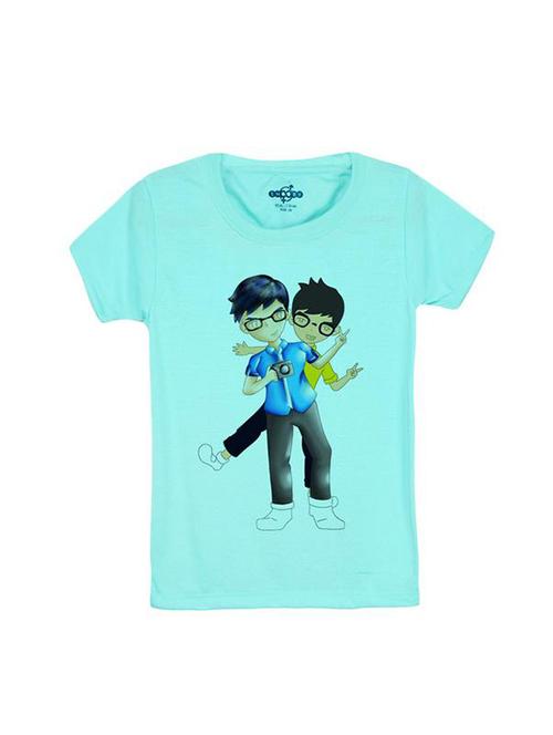 blue cotton t-shirt - 14546781 - Standard Image - 1