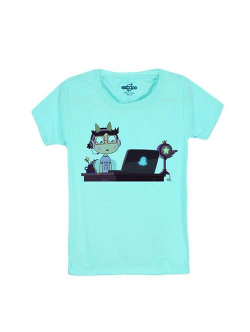 blue cotton t-shirt - 14546786 - Standard Image - 1