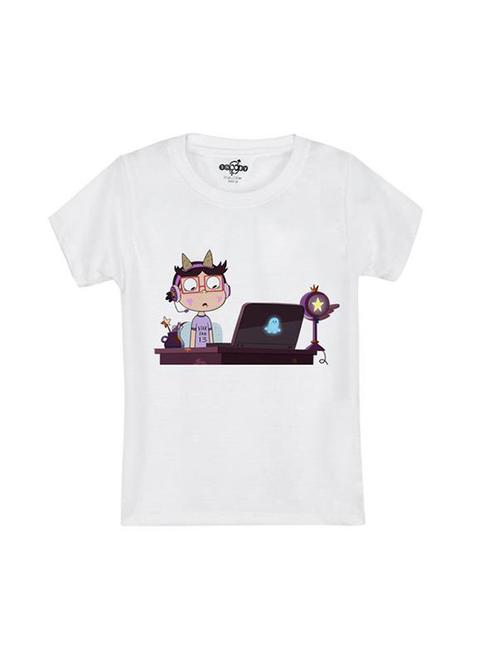 white cotton tshirt - 14546790 - Standard Image - 1