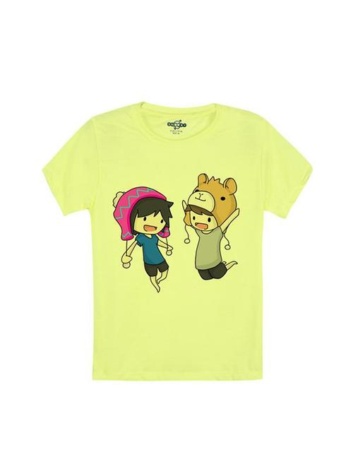 yellow cotton tshirt - 14546817 - Standard Image - 1