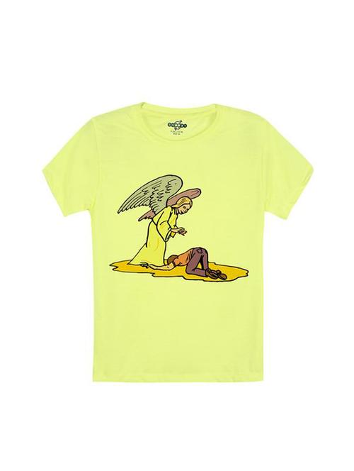 yellow cotton tshirt - 14546837 - Standard Image - 1