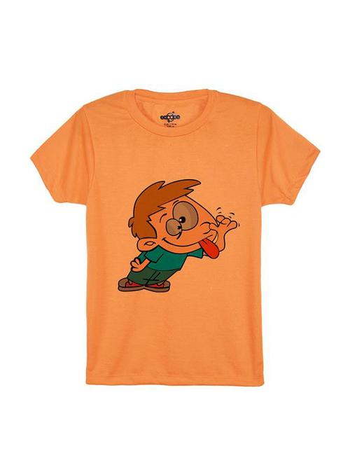 orange cotton tshirt - 14546858 - Standard Image - 1