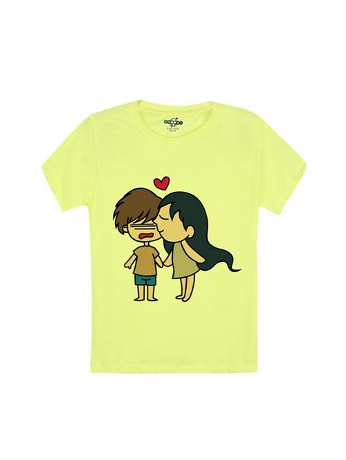 yellow cotton tshirt - 14546877 - Standard Image - 1