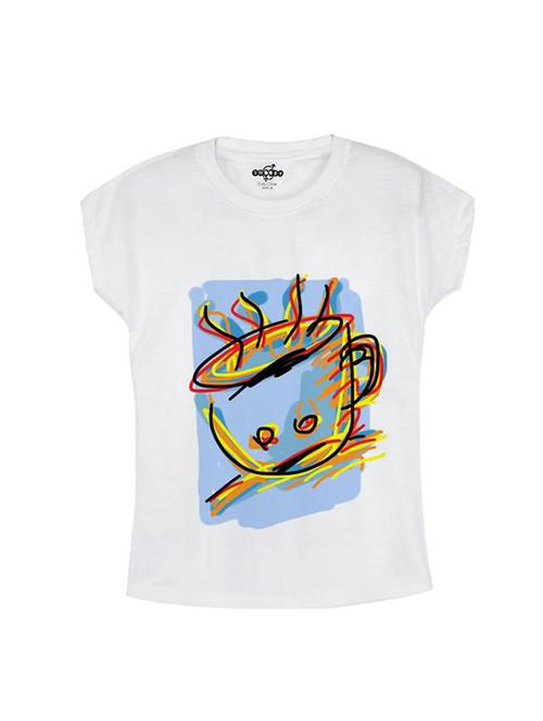 white cotton tee - 14546890 - Standard Image - 1