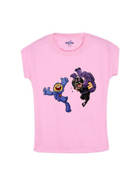 pink cotton tee - 14546894 - Zoom Image - 1
