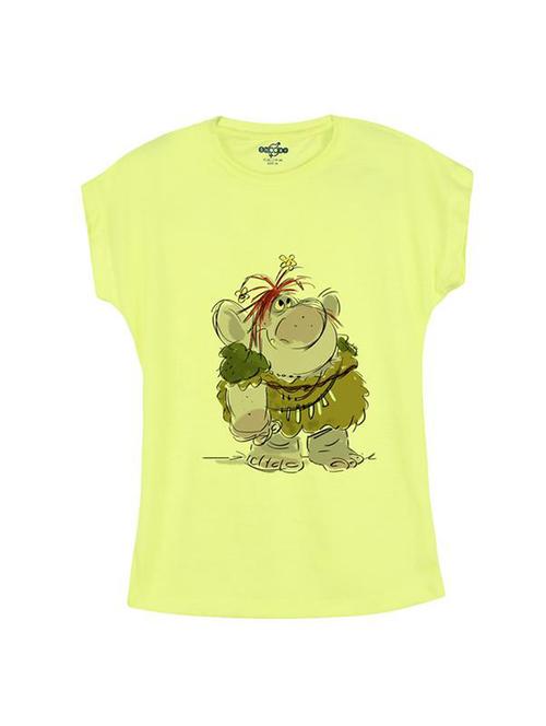 yellow cotton tee - 14546912 - Standard Image - 1