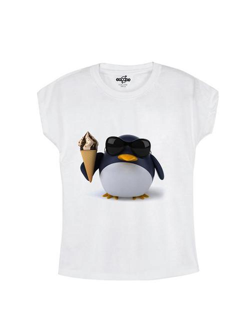 white cotton tee - 14546920 - Standard Image - 1