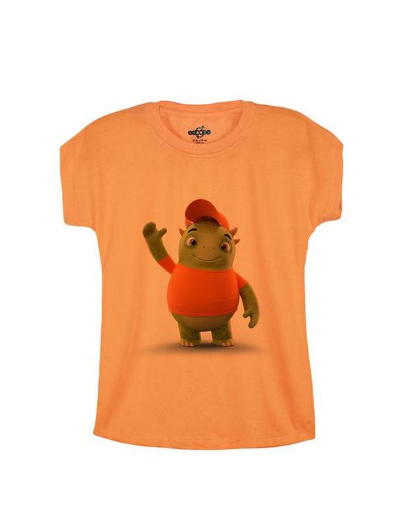 orange cotton tee - 14546923 - Zoom Image - 1