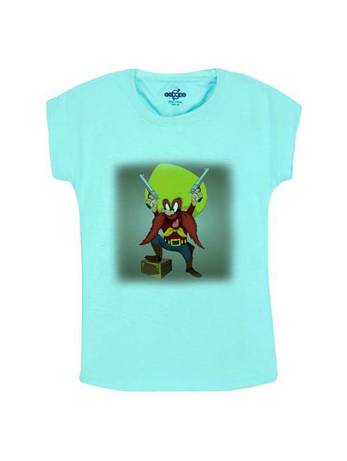 blue cotton t-shirt - 14546936 - Very Small Image - 1