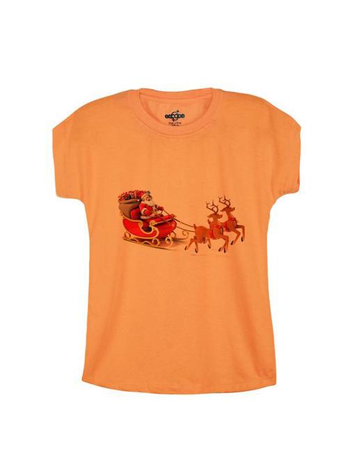 orange cotton tee - 14546948 - Standard Image - 1