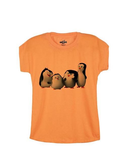 orange cotton tee - 14546953 - Standard Image - 1