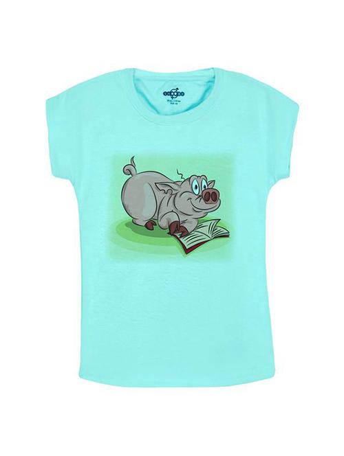 blue cotton tee - 14546964 - Standard Image - 1