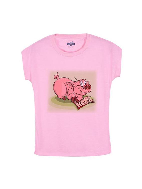 pink cotton tee - 14546974 - Zoom Image - 1