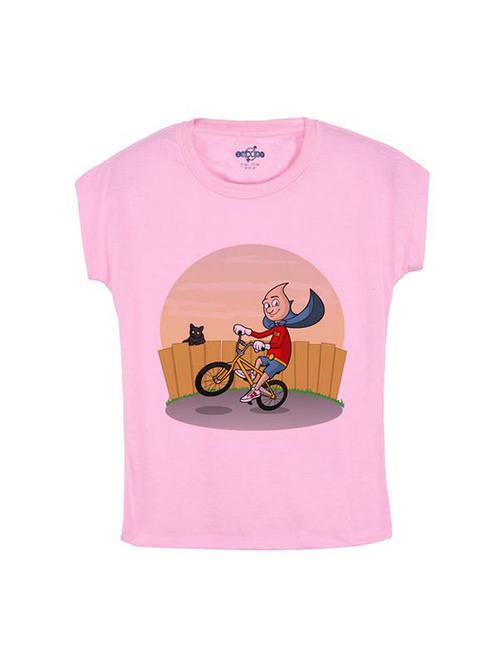 pink cotton tee - 14546992 - Standard Image - 1